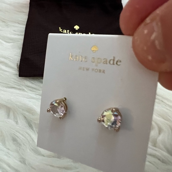 Kate Spade Rise and Shine Sparkly pierced earrings NWT - Picture 3 of 4